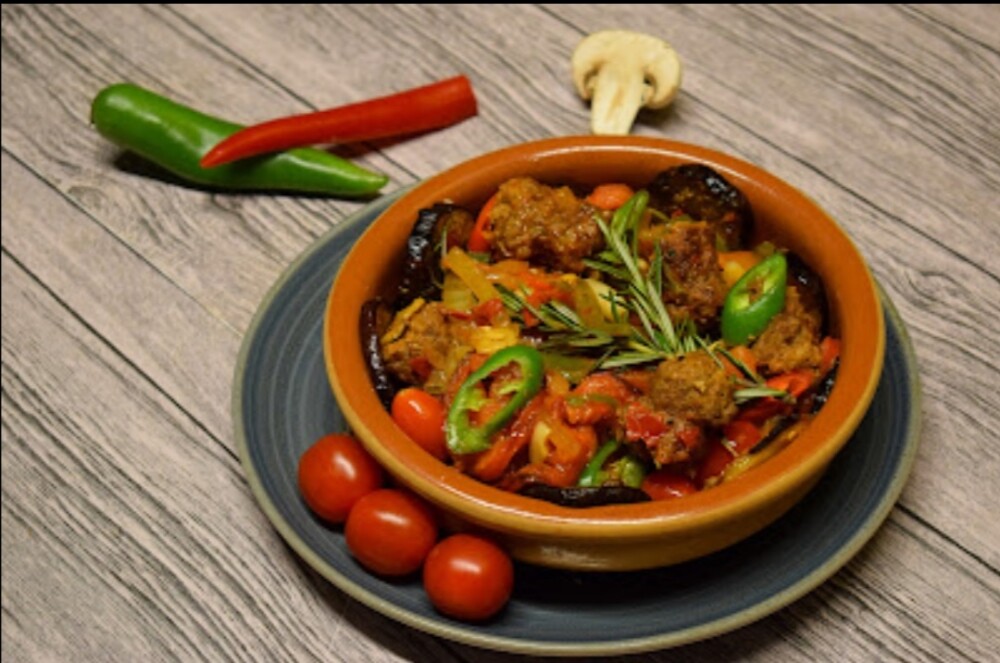 طاجن كباب باذنجان/ Tajein Eggplante