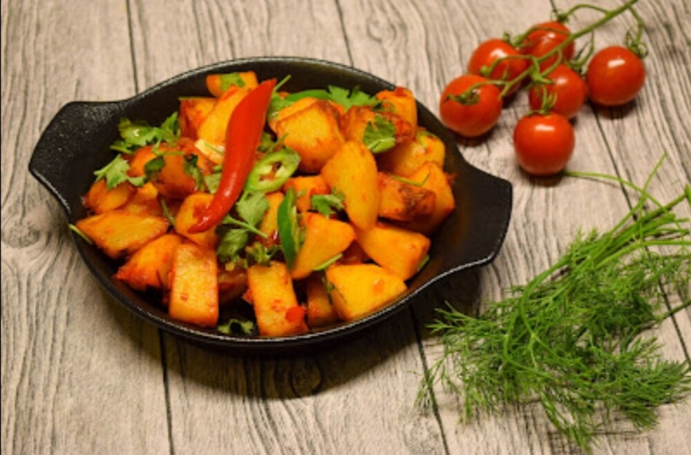 بطاطا حرة/Potetoes with garlic